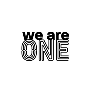 we are one logo
